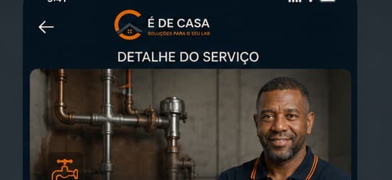 Comparação de ambiente antes e depois do serviço